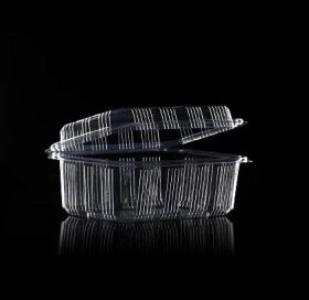 Resim Packforms Premium Kalite Sızdırmaz Plastik Kap Yüksek Kapak 750cc 100'lü Pf0122 Şeffaf 