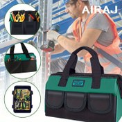 Resim AYAJ33.02cm 40.64cm 45.72cm Çok Amaçlı El Çantası ve Dayanıklı Araç Seti, Babalar Günü İçin Çift Katmanlı Oxford Kumaş Profesyonel Depolama Aracı Seti 