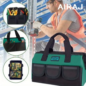 Resim AYAJ33.02cm 40.64cm 45.72cm Çok Amaçlı El Çantası ve Dayanıklı Araç Seti, Babalar Günü İçin Çift Katmanlı Oxford Kumaş Profesyonel Depolama Aracı Seti 