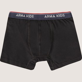 Resim Arma Yıldız Erkek Çocuk Boxer 6'lı Paket Renkli, Pamuklu Ve Likralı Esnek Kumaş Çok Renkli 