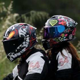 Resim Sway 867 Peri Colorful Kask 