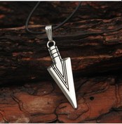 Resim Savaşçı Ok Ucu Erkek Kolye Takı Aksesuar K24 T5 