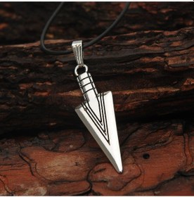 Resim Savaşçı Ok Ucu Erkek Kolye Takı Aksesuar K24 T5 