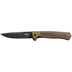 Resim Lionsteel Skinny Green Aluminum Black Blade Çakı Yeşil 