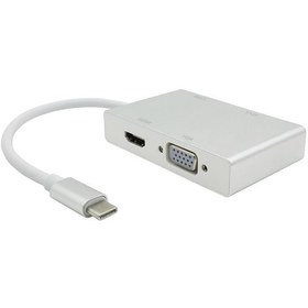 Resim TEKNOGREEN Usb-type C To Vga-dvı-hdmi-usb Tkd-866 