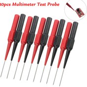 Resim Multimetre Test Kablosu Geri Propler - Sharp Needle Tip Micro Pins için Banana Plug, Devre Kartı Teşhisleri için Hassas Elektrik Test Propler, Otomotiv Elektronik Tamir 