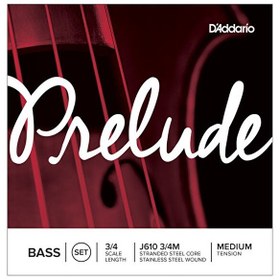 Resim D'Addario J610 3/4M Prelude Kontrabas Teli 