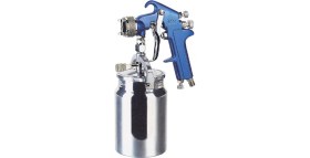 Resim Alfajet New-4001S Alttan Depolu Profesyonel Boya Tabancası 1.4Mm Nozul 