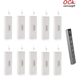 Resim ock concept 10 Adet Cuppon Sp 22 Panjur Giyotin Pergola Alıcısı ve 1 Adet Stilo 15 Kanallı Grup Kumanda Seti 
