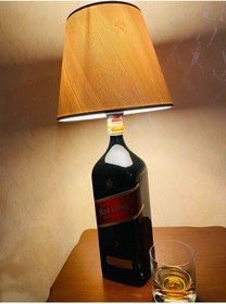 Resim ArtisticDesigns RED LABEL ŞİŞE ABAJUR TASARIM 