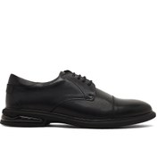 Resim Men's Black Lace-up Leather Casual Shoes Derimod