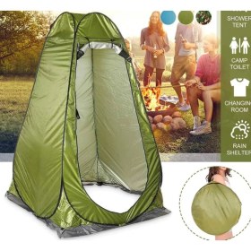 Resim Otomatik Kamp Giyinme Çadır 