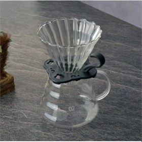 Resim Cam Kahve Demleme Seti 