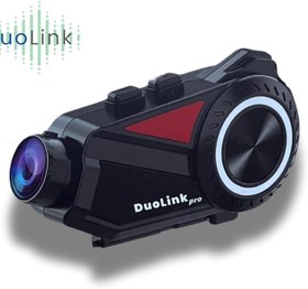 Resim X74 Pro İnterkom Motosiklet Kameralı 360° Modül 6 Kişi Bluetooth Kask Intercom Video Kayıt Kulaklık 