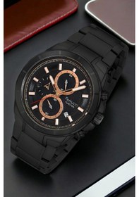 Resim Ferrucci Function, 3atm, Siyah-rose Renk Erkek Kol Saati, Fcf.12609fm.04 Sdfer135 Siyah 