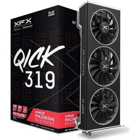 Resim XFX SPEEDSTER QICK 319 AMD RX 6700 XT BLACK RX-67XTYPBDP 192 Bit GDDR6 12 GB Ekran Kartı 