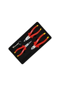 Resim Izeltaş 1000V Izoleli Elektrikçi Pense Yankeski Kargaburun Set 