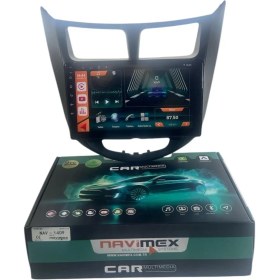 Resim Hyundai Accent Blue Siyah 2011-2013 Navimex 8-128 (Fanlı) Profesyonel Oem Multimedia 