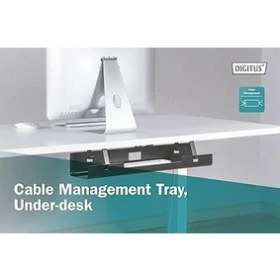 Resim Kablo Yönetimi Kanalı, Alt Sehpa Siyah 