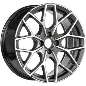 Resim EMR-S1038-15 7.5x17" -4x100 ET35 73.1 Gun Metal Diamond Jant (4 Adet) 