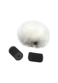 Resim Rycote 065557 Ristretto Beyaz Renk Yaka Mikrofonu Rüzgar Koruyucu 