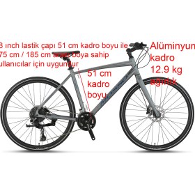 Resim Mosso Legarda Pro X20 MDM Hidrolik Şehir Bisikleti 20 Vites 