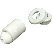 Resim 4 Adet Taharat Çubuğu Ucu Plastik Beyaz Taharet Borusu Ucu Perletörü Aparatı 