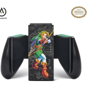 Resim Nintendo Switch Joycon Comfort Grip Tutacak Lisanslı Zelda Hyrule 