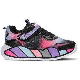Resim Slazenger Nadıa Kız Çocuk Siyah / Fuşya Günlük Spor Ayakkabısı Çok Renkli 