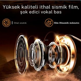 Resim İntercom Yeni 2025 Model Su Geçirmez Motosiklet Kask Intercom Kulaklık Seti - Bluetooth 5.3, Rgb 