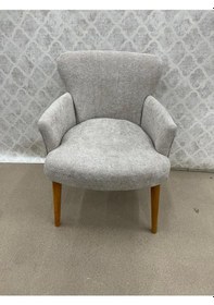 Resim Venqm Teki Berjer Koltuk Ofis Bekleme Koltuğu Kuaför Gri 