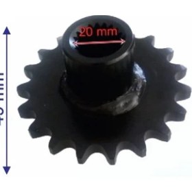 Resim Mondial Atv Ön Dişli 428-19T Iç 20 mm Uzunluk 49 mm M Öm -Erpilsan 