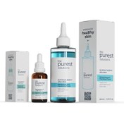 Resim The purest solutions sebum dengeleme ve gözenek sıkılaştırmaya yardımcı bakım seti 30 ml + 200 ml 