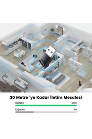 Resim Ugreen Usb Bluetooth 5.0 Mini Dongle Adaptör 
