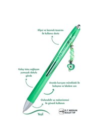 Resim Xberry Jel Kalem Charmlı - 07mm Yuvarlak Uç Yeşil 