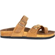 Resim Bueno Shoes Sarı Greyzi Erkek Düz Terlik 