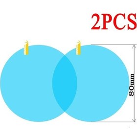 Resim Adet 80mmx80mm-30 Cm X 100 Cm Dıy Boyutu Yağmur Geçirmez Film Araba Ayna Dikiz Aynası Anti Sis Etiket Banyo Aynası Su G 