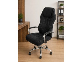 Resim Trendcore Lüks Ergonomik Ofis & Makam Koltuğu - Yumuşak Dolgulu, Yüksek Sırt, Metal Kollu, Sessiz Teker, Modern Tasarım 