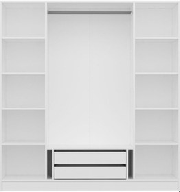 Resim Minar Kale 180cm Giyinme Dolabı Beyaz - 190cm 