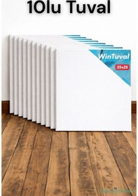 Resim WinTuval Standart Tuval 25x25 10lu 