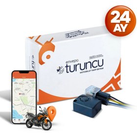 Resim Turuncu Motosiklet Takip Cihazı 