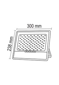 Resim Forlife 300 Watt Güneş Enerjili Solar Projektör 