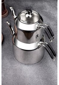 Resim Weyne Mango Kitchen - Maxi Büyük Boy 18/10 Paslanmaz Çelik 1.6-2.5 Lt. Çaydanlık Takımı Inox 