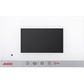 Resim Audıo Görüntülü Diafon 4.3" Bus Plus Beyaz 