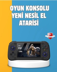 Resim Ceylan Adam Taşınabilir El Tipi Oyun Konsolu Çoklu Emülatör Destekli 64gb 