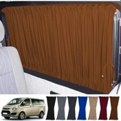 Resim Pandami Ford Custom Uzun Şase 2012+ Uyumlu Taba Raylı Oto Perde Takımı 