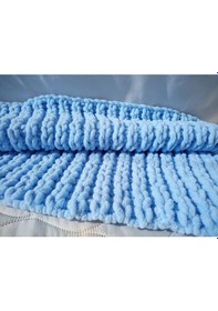 Resim Puffy Bebek Battaniyesi Mavi 