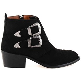 Resim Bambi Siyah Süet Kadin Bot & Bootie K0532650665 