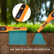 Resim TC-112 Profesyonel El Tipi Metal Dedektörü, IP68 Su Geçirmez, 360° Yan Tarama ve Sualtı Tespiti, Yüksek Hassasiyet, Ses/Titreşim/Hem İki Modu, Hafif Dayanıklı Plastik Tasarım ile Hazine Avı, Plaj, Havuz, Göller için (Pil Dahil Değildir), Su Geçirmez Metal Dedektörü, Göl Keşfi, Plaj Hazinesi Arama, Ergonomik Tasarım, Yüksek Kaliteli Elektronikler 