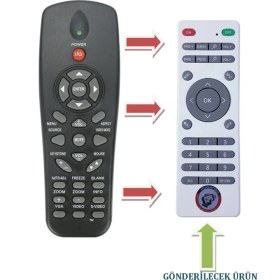 Resim Kumandacenter Dell 1610 Ms109s 1210s Ir2804 Projeksiyon Sunum Kumandası 